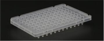 96孔荧光定量PCR板，100 ul磨砂，半裙边，单切角（A1）